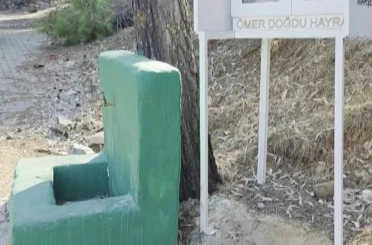 Mezarlıktaki muslukları çalan hırsızlara vatandaştan tepki 