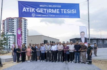 Mezitli’de Atık Getirme Merkezi hizmete açıldı 
