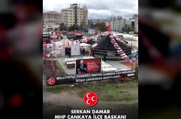 MHP Çankaya İlçe Başkanlığı 8’inci yılında iftar programlarına devam ediyor 