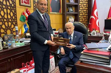 MHP İl başkanı Mehmet Sait Kılıç’tan, Bahçeli’ye ziyaret
