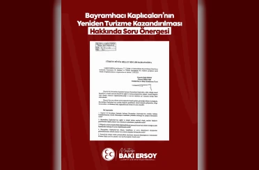 MHP’li Ersoy: "Bayramhacı yeniden Kayseri turizmine kazandırılmalı" 