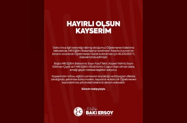 MHP’li Ersoy’dan Kayseri’ye ‘öğretmenevi’ müjdesi 