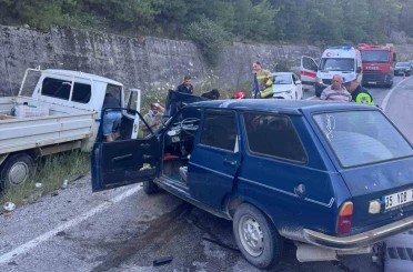 Milas’ta trafik kazası: 2 yaralı 
