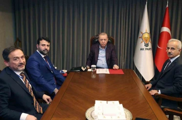 Milletvekilleri Şahin ve Keskinkılıç, Cumhurbaşkanı Erdoğan ile Karabük’ü görüştü 