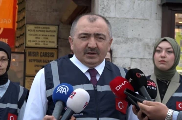 Mısır Çarşısı’nda bayram öncesi denetim 