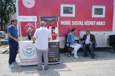 Mobil Sosyal Hizmet Aracı Samsun’da vatandaşlarla buluşuyor 