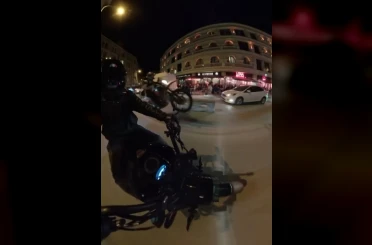 Motosikletin önünü kaldırarak yaptığı paylaşım 46 bin TL’ye mal oldu 
