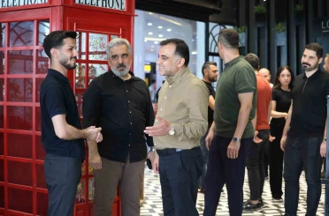 MTSO Başkan adayı Duyan, esnafla bir araya geldi 