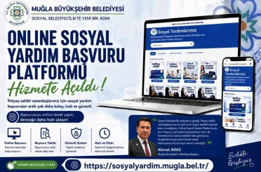 Muğla Büyükşehir sosyal yardım başvurularını dijitale taşıdı 