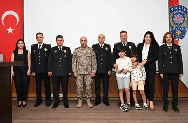Muğla emniyetinde rütbe terfi töreni

