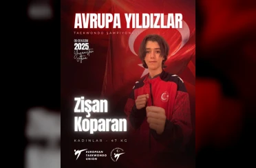 Muğla’nın taekwondocu Koparan Avrupa’da yarışacak 