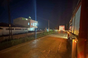 Muratlı’da baca yangını 
