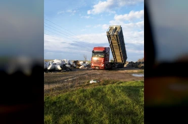 Muratlı’da izinsiz atık döken kamyon ve sürücüsüne ceza 
