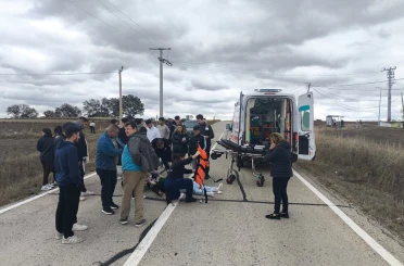 Muratlı’da trafik kazası: 1 yaralı 