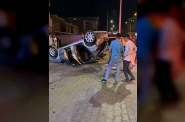 Muş-Bitlis yolunda kaza: Otomobil takla attı, 1 yaralı 