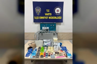 Muş’ta evini kliniğe dönüştüren sahte dişçi yakalandı 
