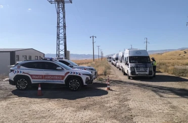 Muş’ta okul servis araçları denetlendi 