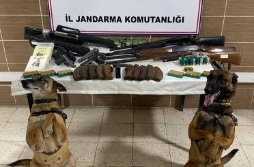Muş’ta silah ve mühimmat ele geçirildi 