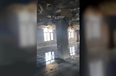 Muş’ta taziye evinde yangın çıktı 