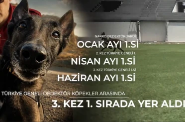 Narkotik köpeği ‘Jardi’ üçüncü kez zirvede 