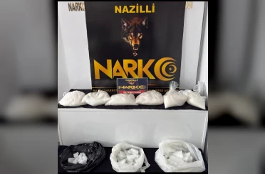 Nazilli’de 9 kilo 428 gram uyuşturucu ele geçirildi 