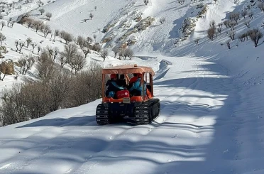 Nemrut Dağı eteklerinde hasta kurtarma operasyonu 