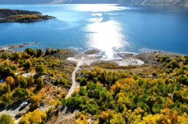 Nemrut’ta kartpostallık sonbahar manzaraları 