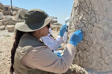 Nemrut’taki 2 bin yıllık heykeller nano teknolojiyle güçlendiriliyor
