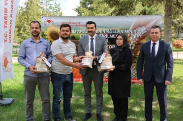 Nevşehir’de çiftçilere 22 ton tohumluk kuru fasulye dağıtıldı 