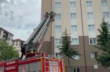 Nevşehir’de ocakta unutulan yemek paniğe neden oldu 