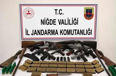 Niğde merkezli silah operasyonunda 14 şüpheli hakkında adli işlem başlatıldı 