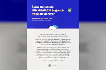 Niğde Valiliği’nden kuvvetli yağış uyarısı 