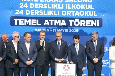 Nusaybin’de 100 yataklı öğretmenevi ve 24 derslikli kompleksi temeli atıldı 