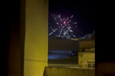 Nusaybin’de gece yarısı patlatılan havai fişekler tepki çekti 