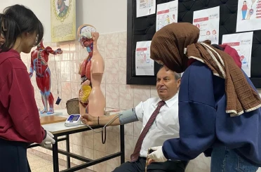 Öğrenciler sahada uygulayarak öğreniyor 