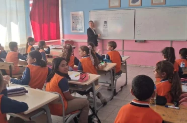 Öğrencilere göz taraması yapıldı 
