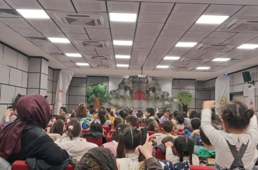 Okul öncesi öğrencileri ‘Akıllı Tavşan Momo’ müzikaline katıldı 
