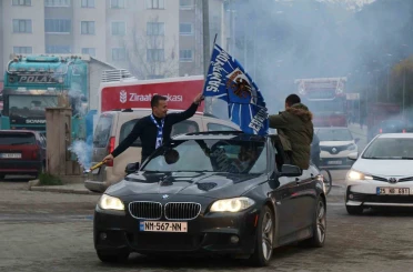 Oltu’da Erzurumspor’un şampiyonluk coşkusu 