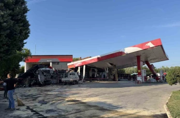 Ölüm benzin istasyonu marketinde alışveriş yaparken yakaladı 