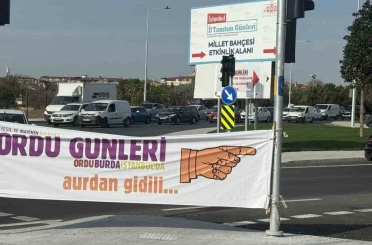 Ordu Tanıtım Günleri’nde ilginç pankartlar: ’Madanızı açacak çok şey var’ 