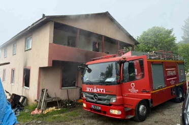 Ordu’da 2 katlı evde yangın 