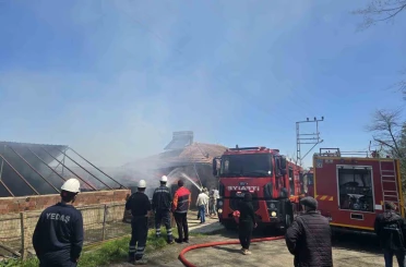 Ordu’da 3 katlı binada yangın 