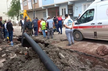 Ordu’da altyapı çalışmasında göçük altında kalan 2 işçi yaralandı 