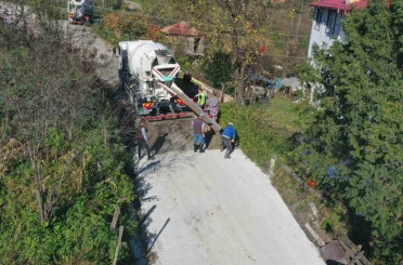 Ordu’da yol çalışmaları sürüyor 