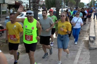 Organ bağışına dikkat çekmek için farkındalık koşusu 