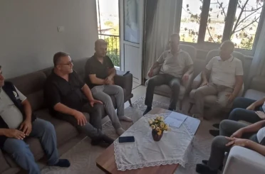Orman Bölge Müdürü Köle, Buldan yangınıyla mücadele ederken yaralanan personeli ziyaret etti 