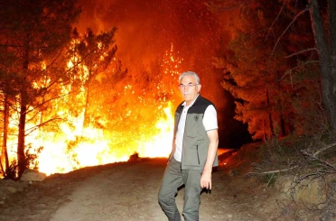 Orman Genel Müdürü Karacabey, sahada ekipleri yalnız bırakmadı 