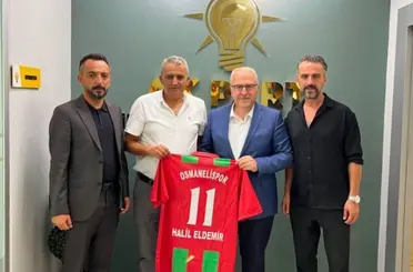 Osmanelispor’dan Milletvekili Eldemir’e ziyaret
