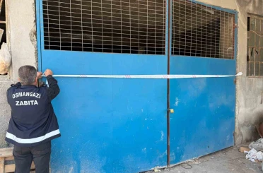 Osmangazi’de tehlikeli atık döken araca ağır ceza 