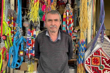 Osmaniye’de 48 yıllık saraç ustası mesleğini köpek tasmasıyla yaşatıyor 